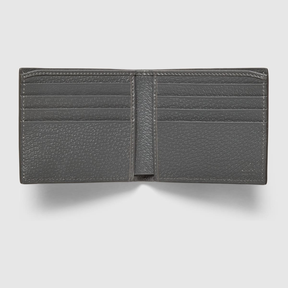 Gvc*1 Grey interior GG bi-fold wallet