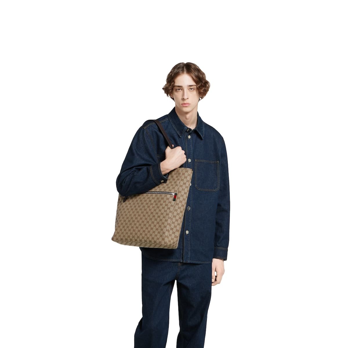 Gvc*1 canvas large tote bag