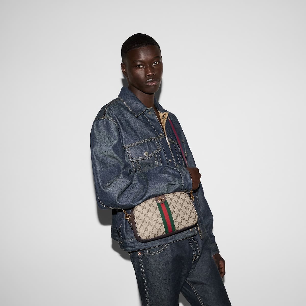 Gvc*1 Ophidia small crossbody bag
