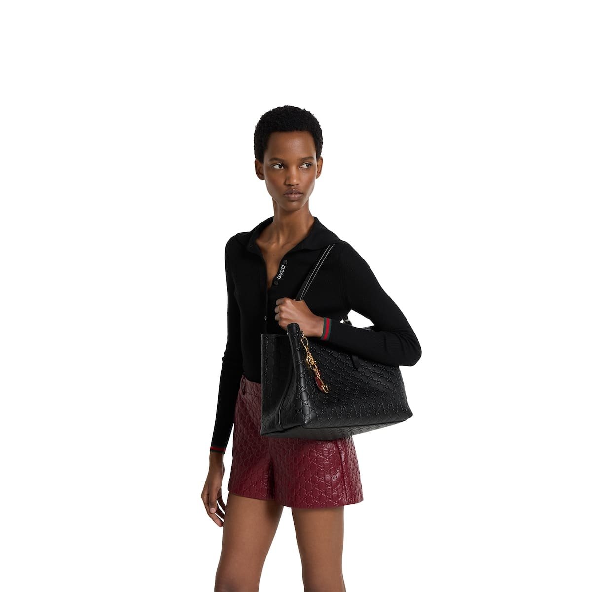 Gvc*1 Emblem large tote bag