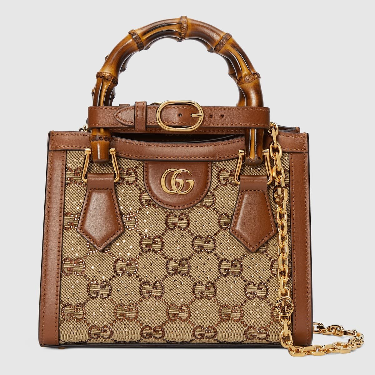 Gvc*1 Diana crystals small tote bag