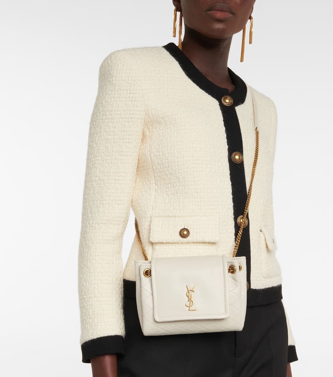 Sa1nt Lau*nt Nolita Mini leather shoulder bag