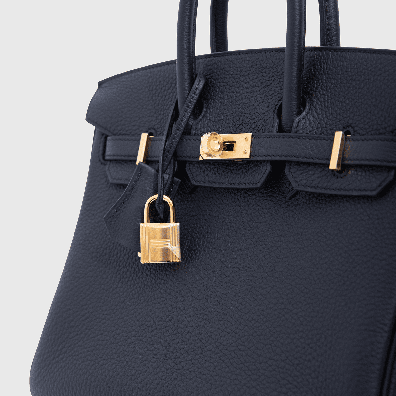 H**me5 Birkin 25 Togo Black/Blue Sapphire Gold Hardware