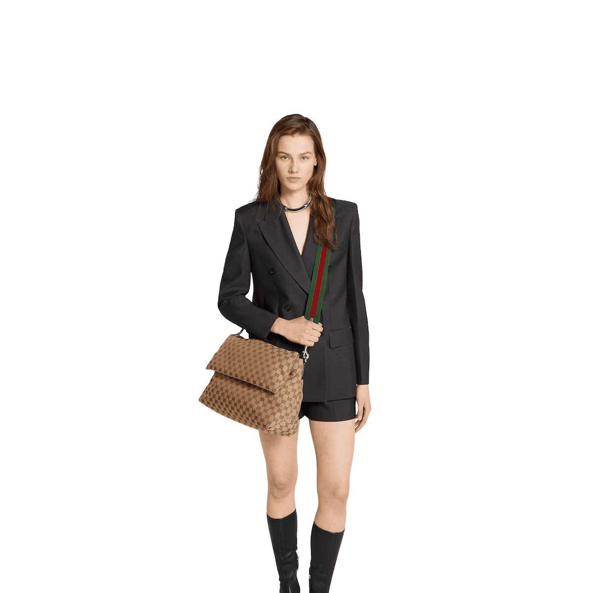 Gvc*1 canvas large crossbody bag