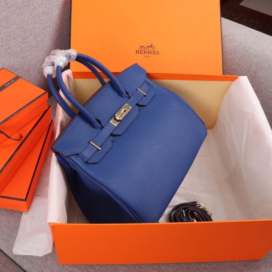 H**me5 BIRKIN BAG 25（BLUE）