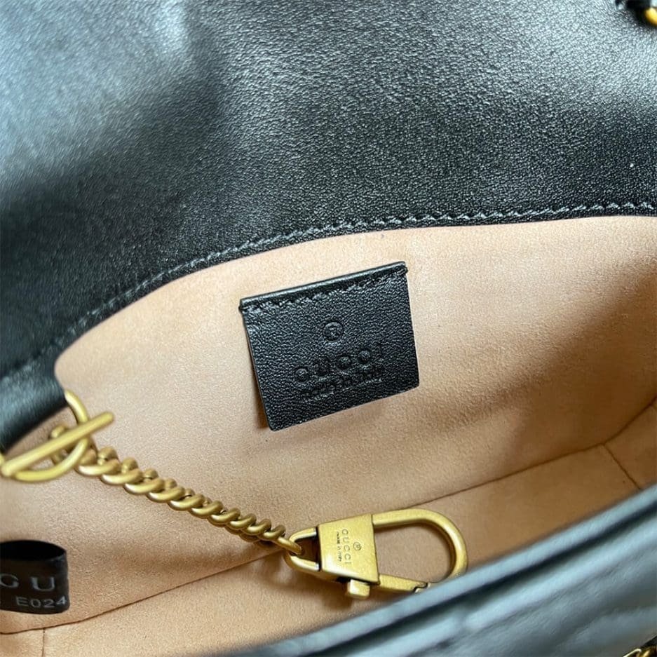 Gvc*1 Marmont matelasse leather S*per mini bag