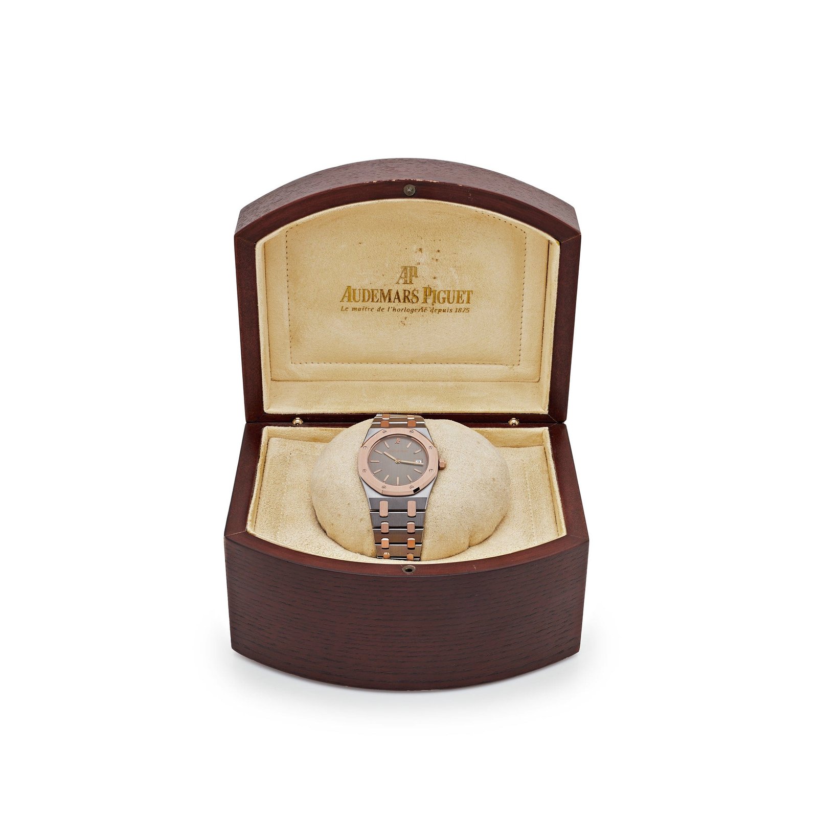 Audemars P1g*et Royal Oak 56175TR.0.0789TR ‘Ladies’ Two-Toned Tantalum Rose Gold Slate Dial
