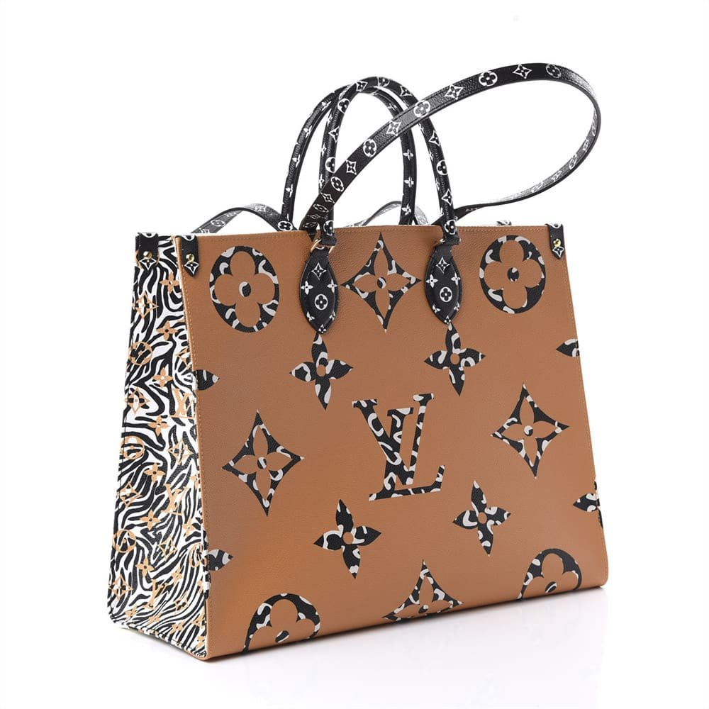 L0vis Vvtt0n Monogram Giant Jungle Onthego GM Ivory