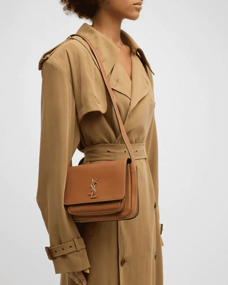 Sa1nt Lau*nt Niki Y51 Crossbody Bag in Vegetable Calf Leather