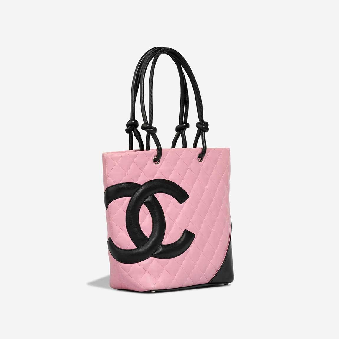 Ch**el Cambon Tote Bag Small Lamb Pink / Black