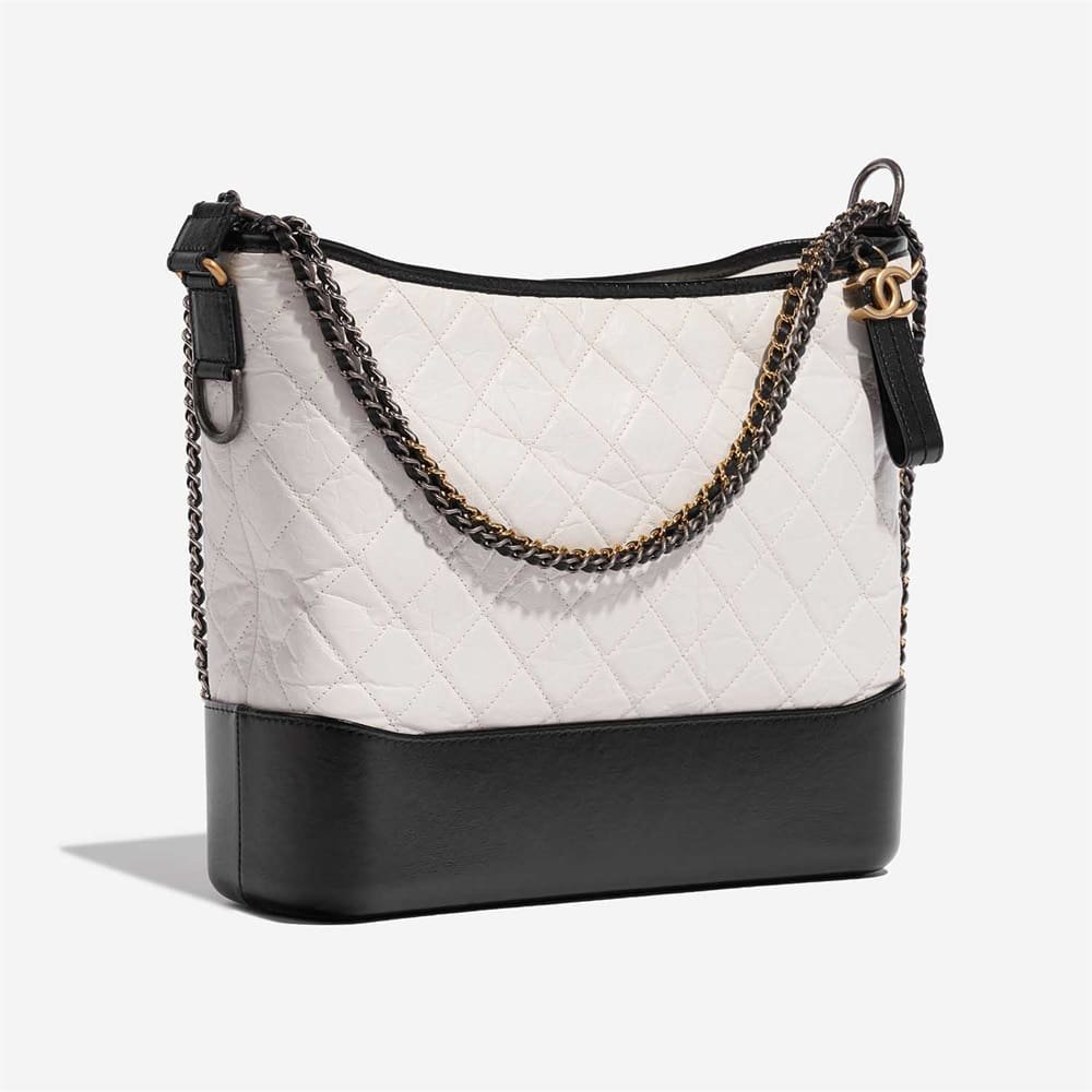 Ch**el Gabrielle Large Calf Black / White