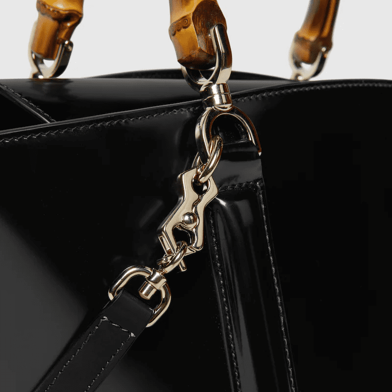 Gvc*1 Small bamboo top handle tote bag