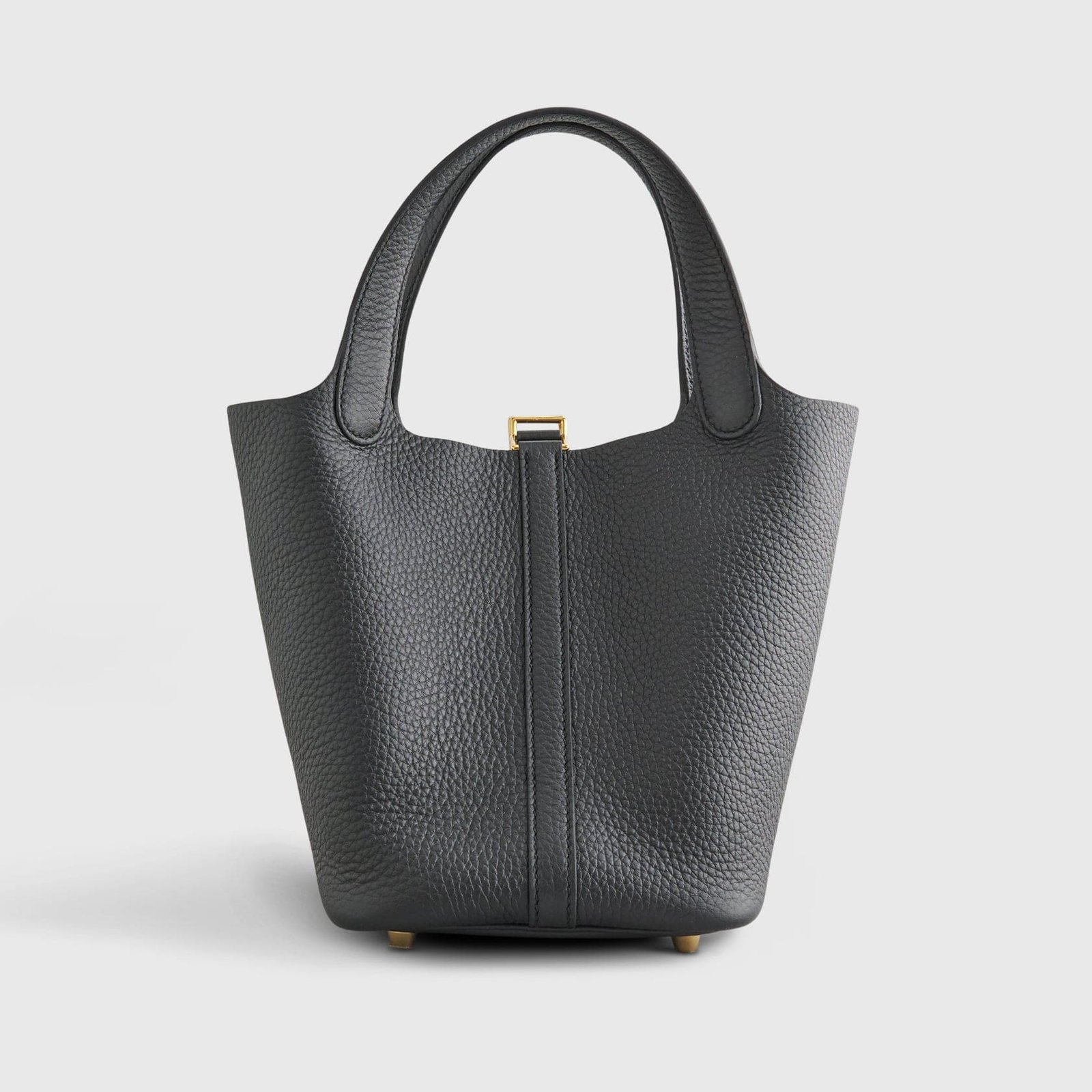 H**me5 Picotin 18 Clemence Black Gold Hardware