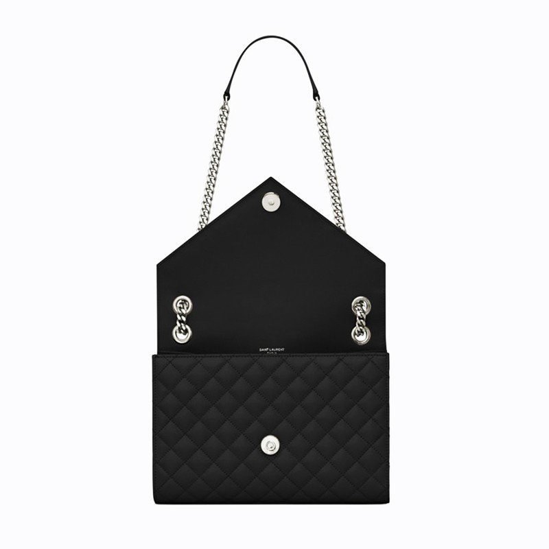 Sa1nt Lau*nt Envelope Medium Bag In Mix Matelasse Grain De Poud