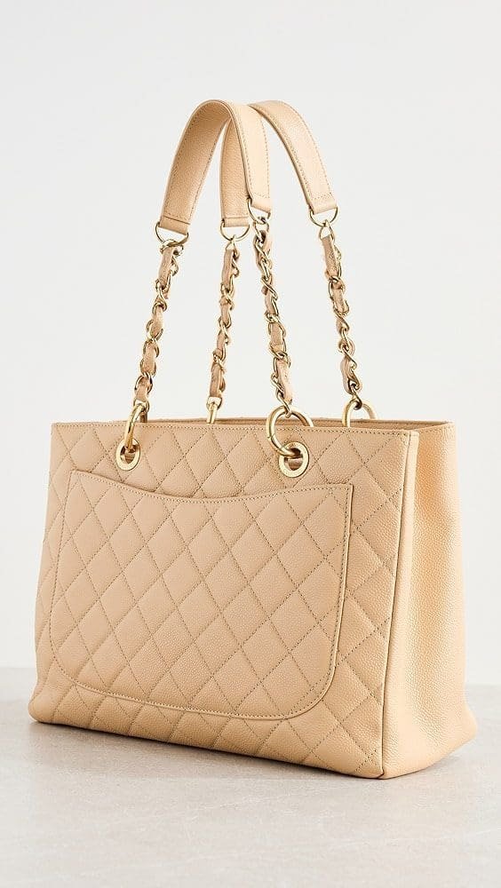 Ch**el Grand Shopping Tote Caviar