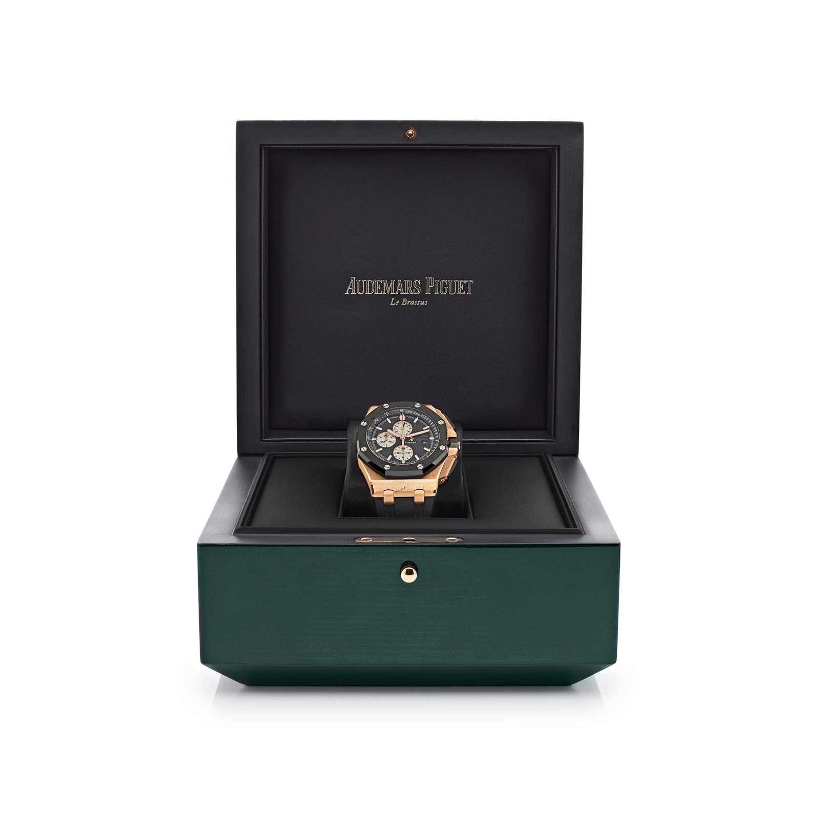 Audemars P1g*et Royal Oak Offshore 26400RO.OO.A002CA.01 Chronograph Rose Gold Black Dial (2012)