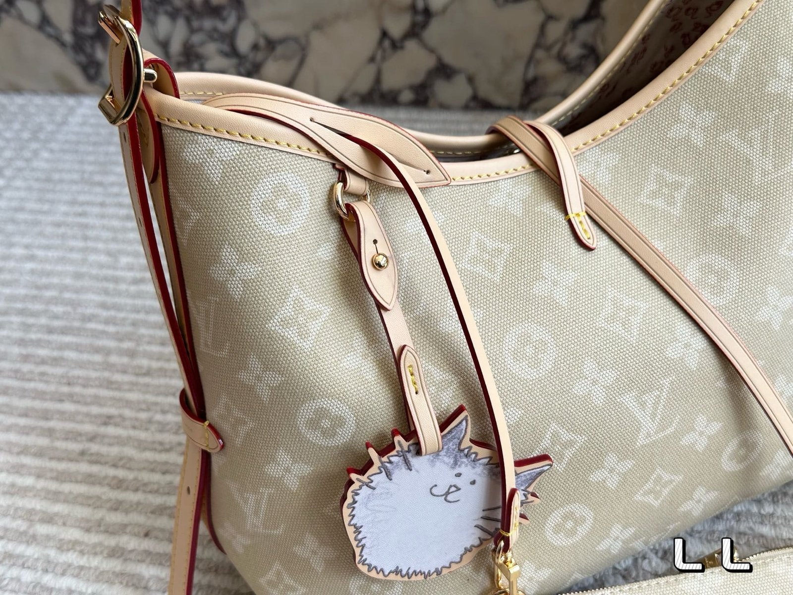 L0vis Vvtt0n Denim carryall