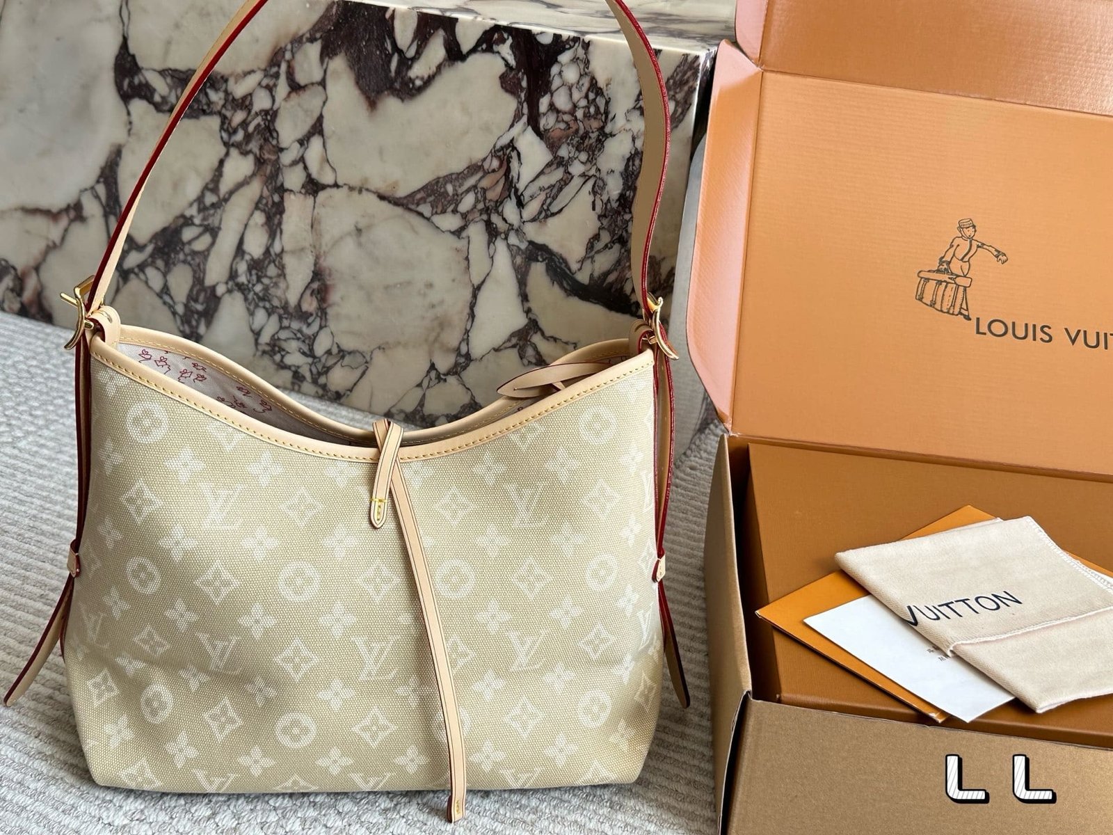 L0vis Vvtt0n Denim carryall