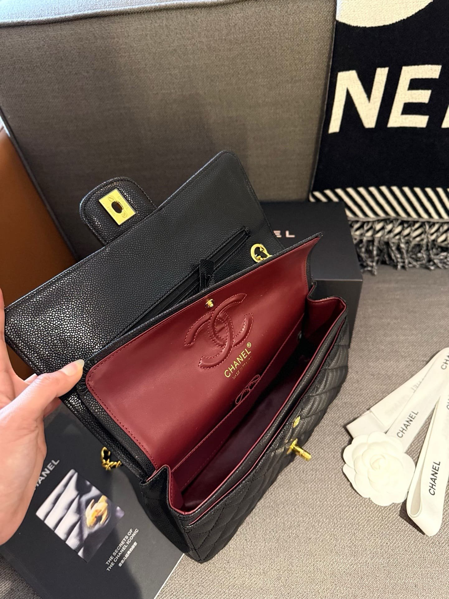 Ch**el CF Caviar Bag