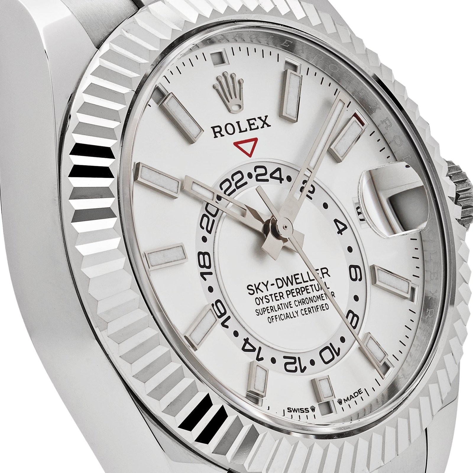 R01ex Sky-Dweller 336934 Stainless Steel White Dial (2024)