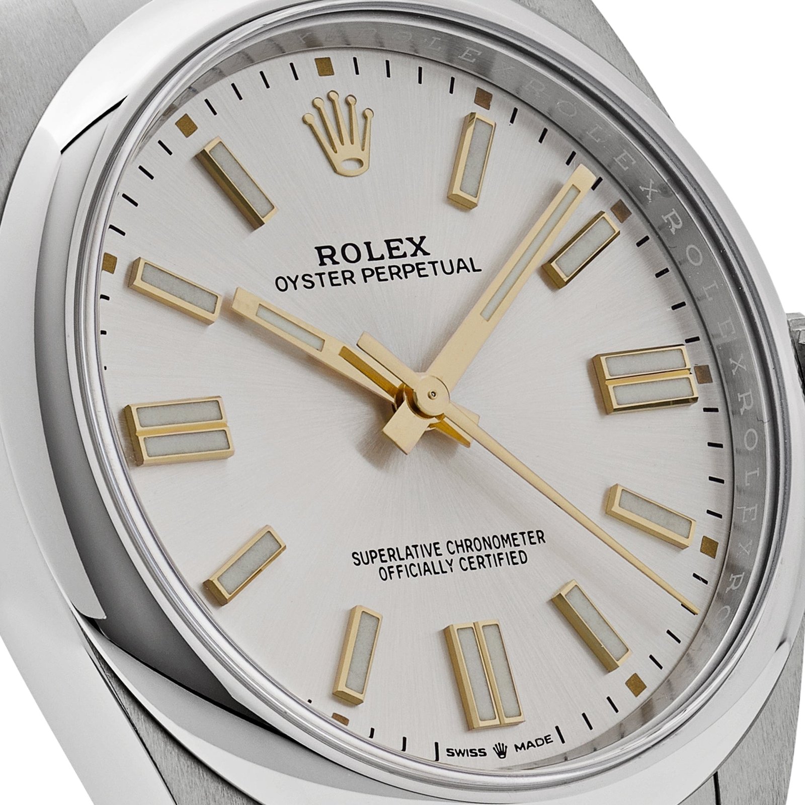R01ex Oyster Perpetual 41 124300 Stainless Steel Silver Dial (2024)