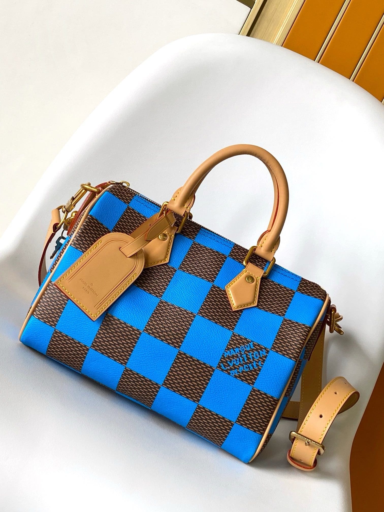 L0vis Vvtt0n N40585 Speedy 25 Bandoulière Damier Pop