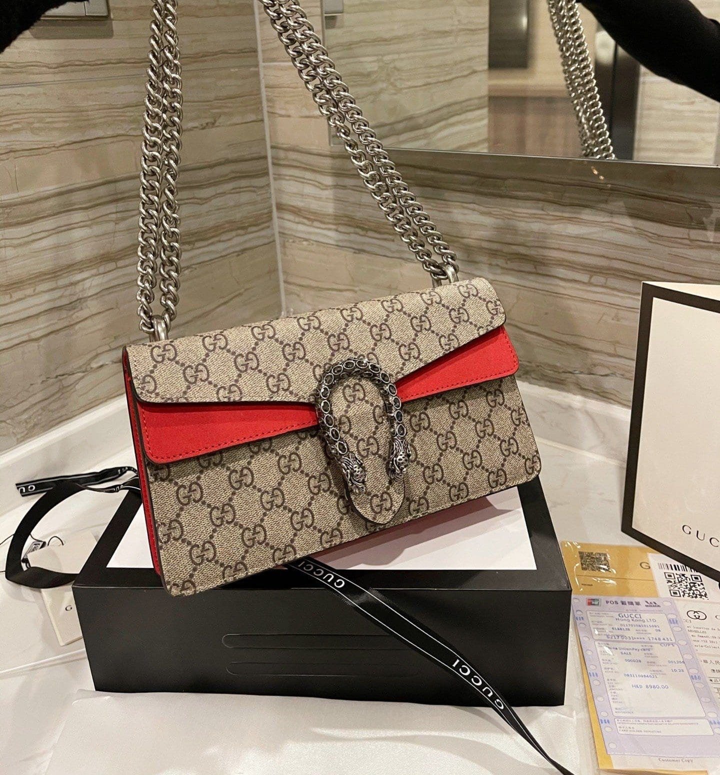 Gvc*1 DIONYSUS GG SMALL SHOULDER BAG