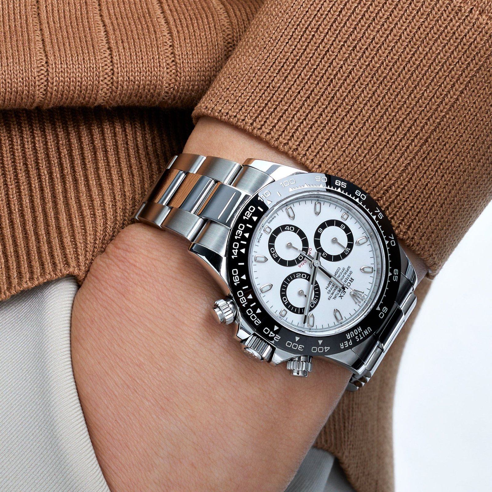 R01ex Daytona 116500LN Stainless Steel White Panda Dial (2020)