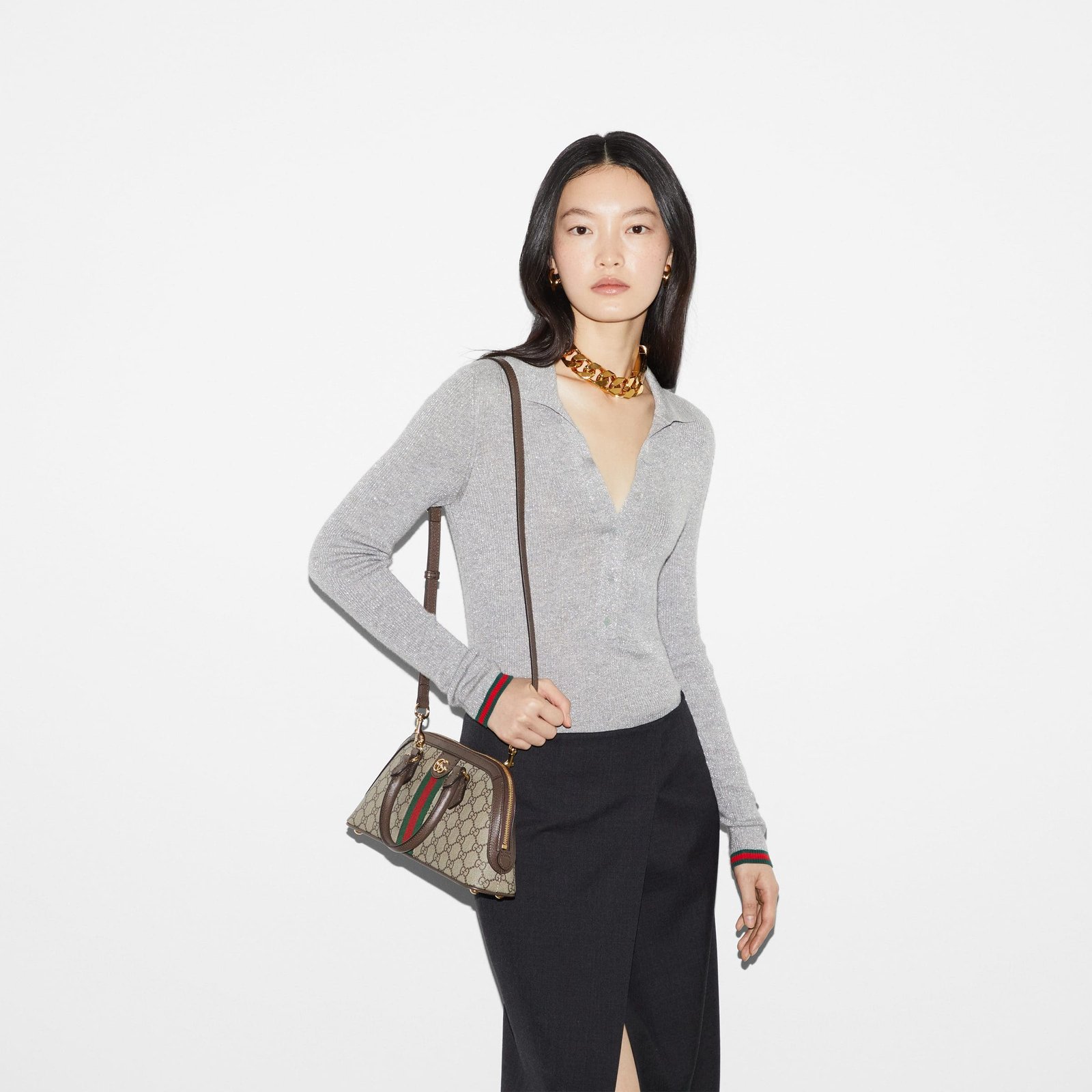Gvc*1 OPHIDIA SMALL TOP HANDLE BAG