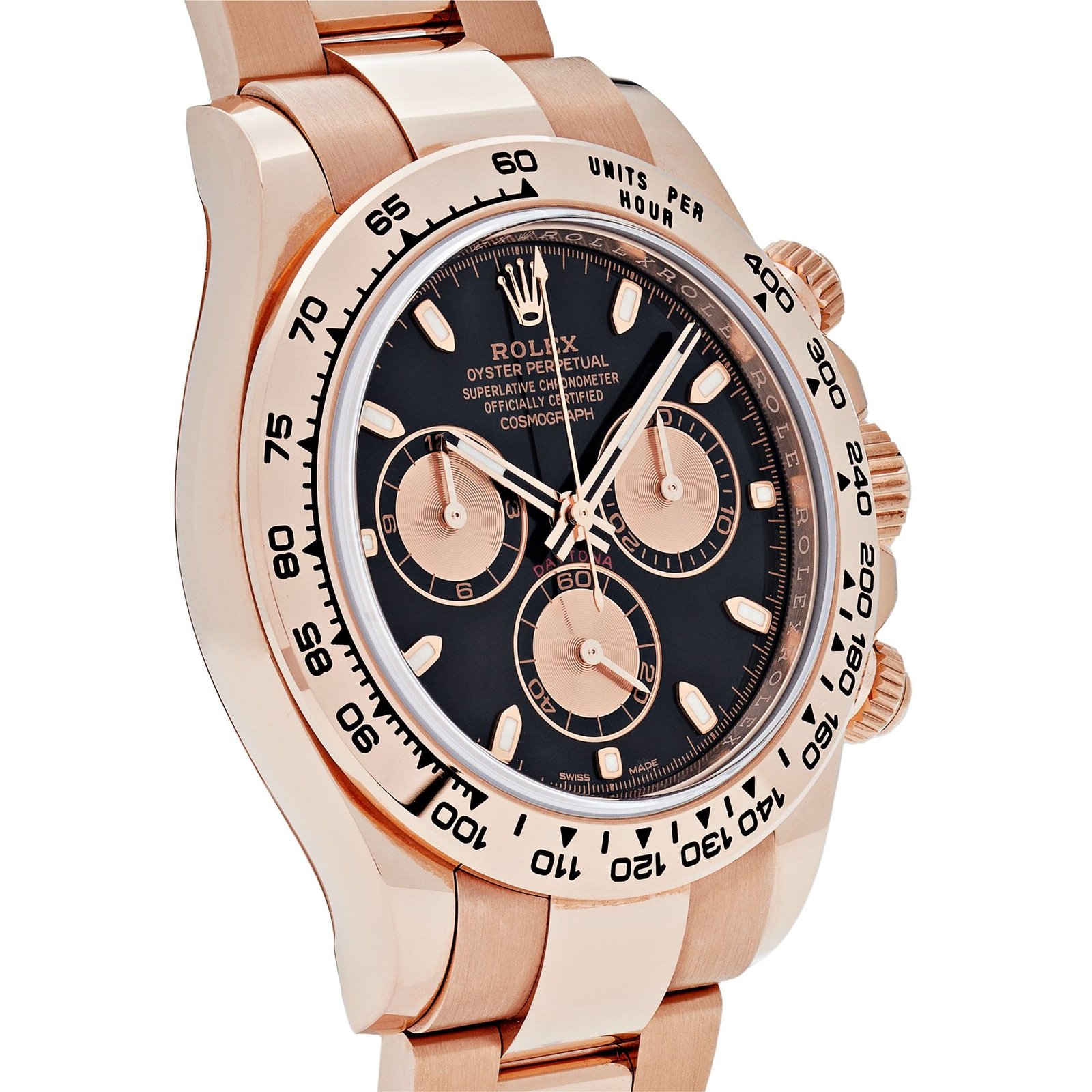 R01ex Daytona 116505 Rose Gold Black Dial (2019)