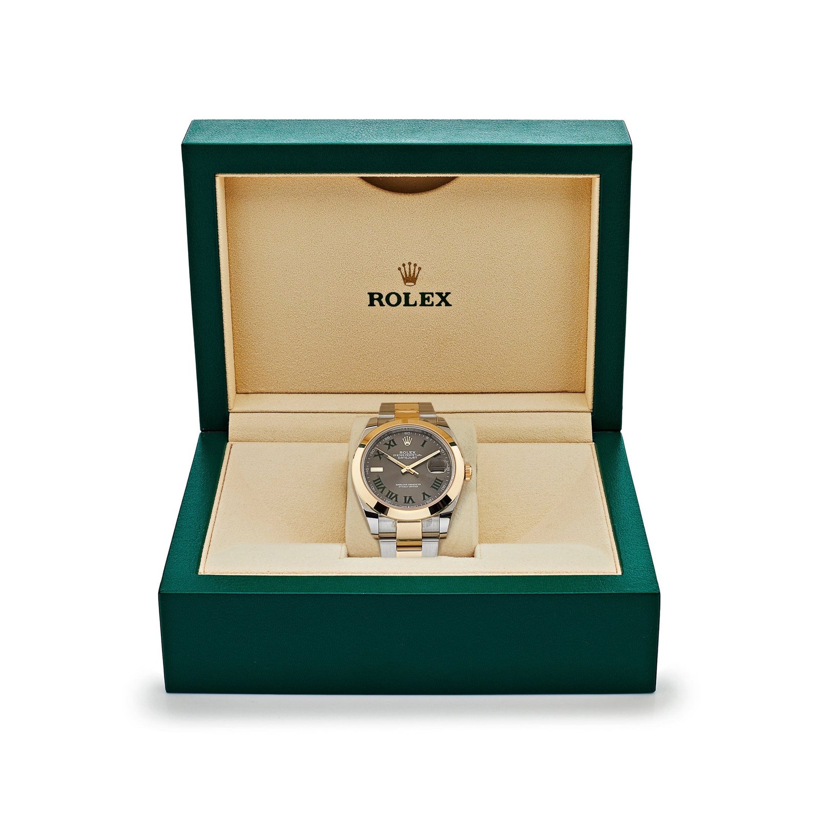 R01ex Datejust 41 126303 ‘Wimbledon’ Yellow Gold Stainless Steel Slate Dial (2020)