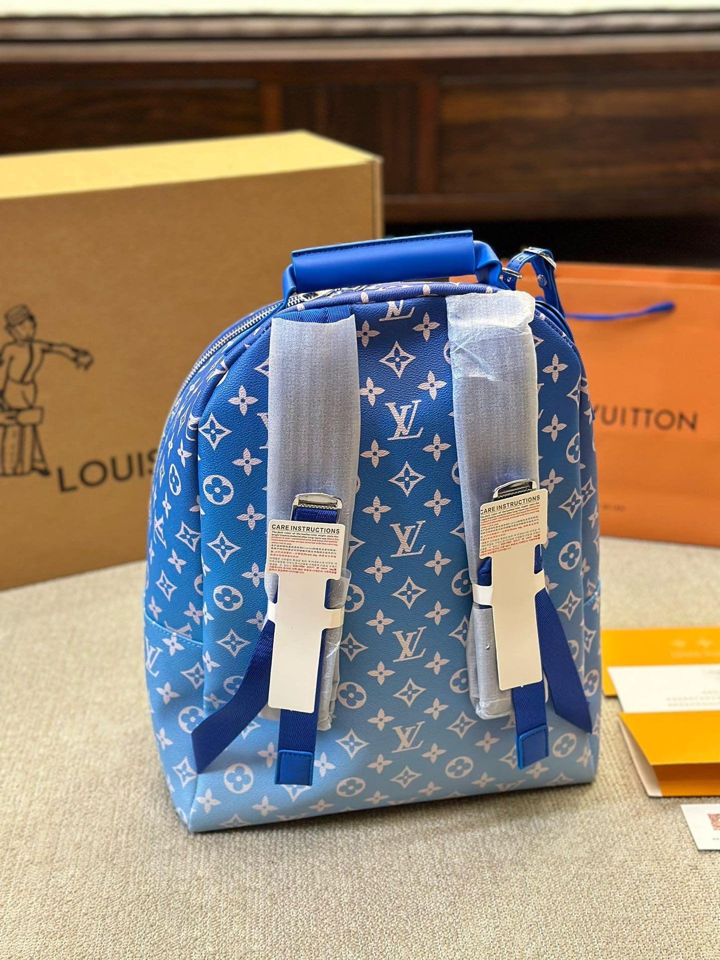 L0vis Vvtt0n Backpack Multipocket Clouds Monogram Blue M45441