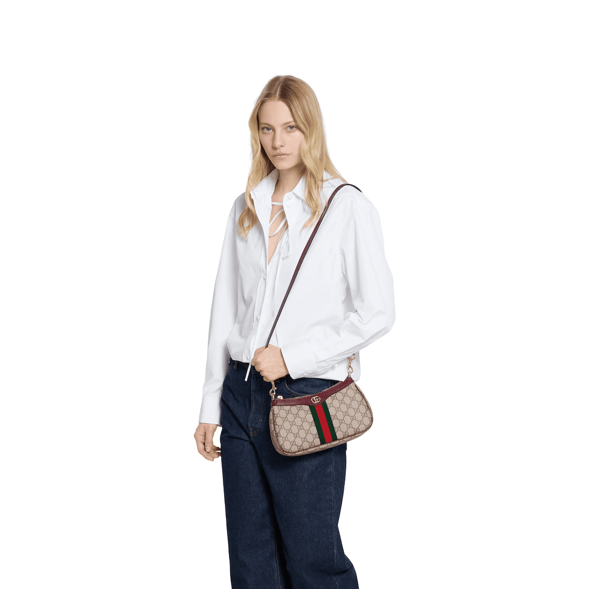 Gvc*1 Ophidia small shoulder bag