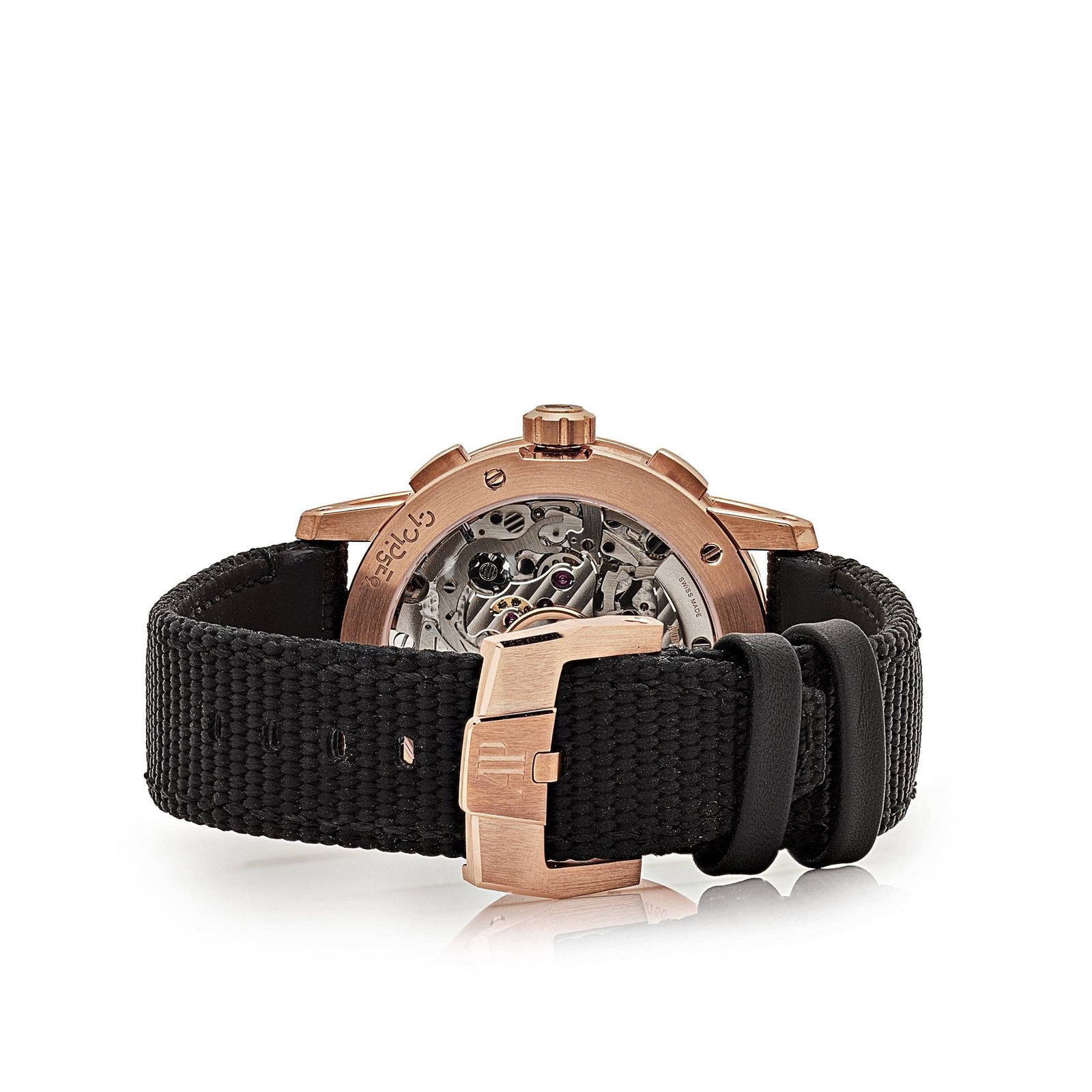 Audemars P1g*et Code 11.59 26393OR.OO.A002KB.03 Selfwinding Chronograph Rose Gold Blue Dial