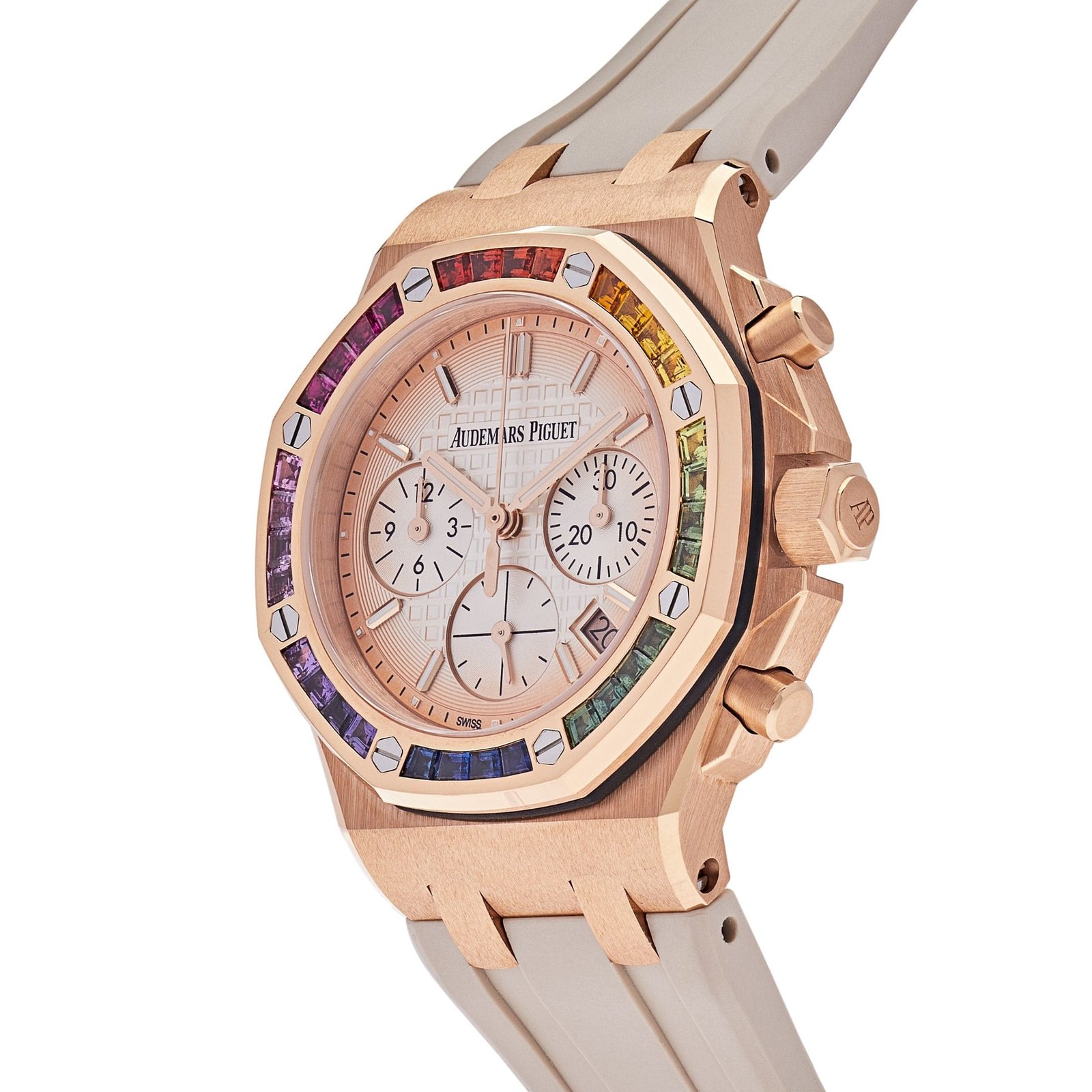 Audemars P1g*et Royal Oak Offshore 26236OR.YY.D085CA.01 Selfwinding Chronograph Rainbow Bezel