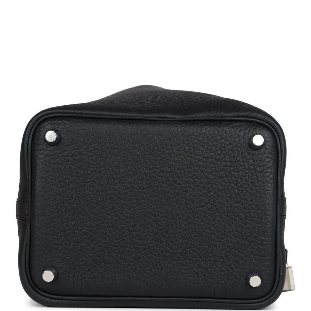 H**me5 Picotin Lock 18 Black Clemence Palladium Hardware