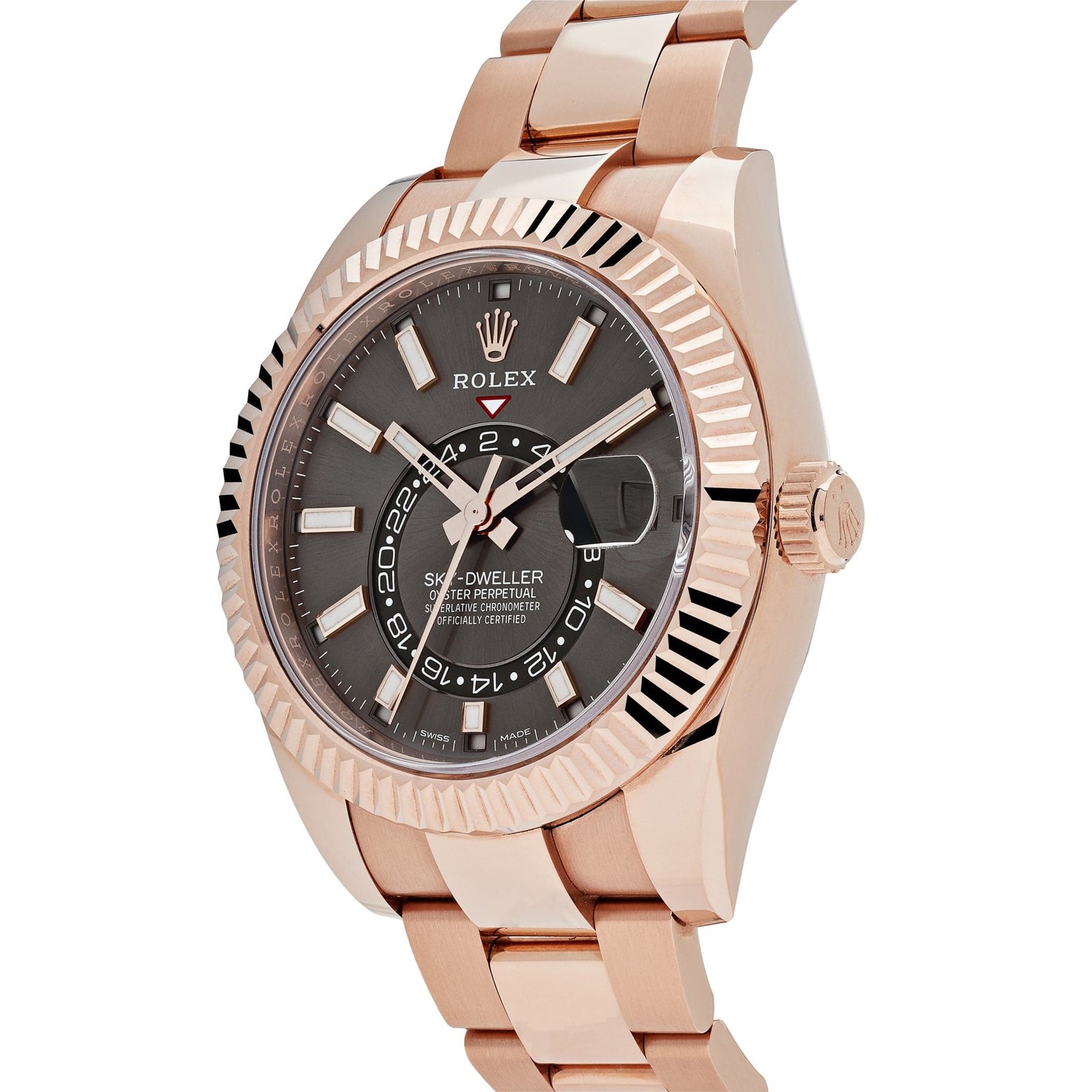 R01ex Sky-Dweller 326935 Rose Gold Rhodium Slate Grey Dial (2022)