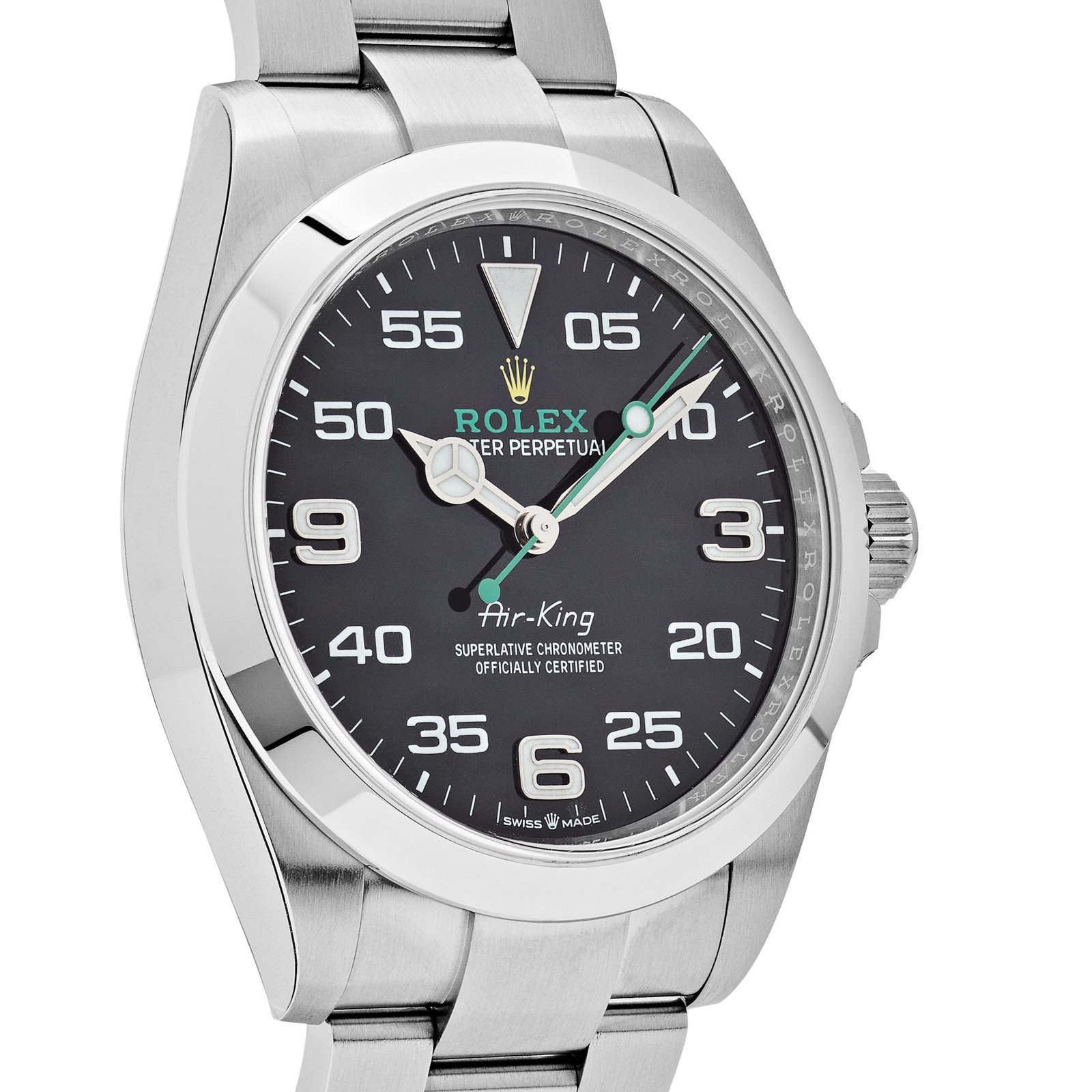 R01ex Air-King 126900 Stainless Steel Black Dial