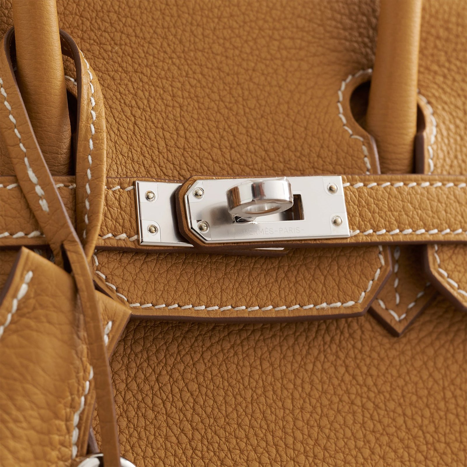 H**me5 Birkin 25 Togo Natural Sable Palladium Hardware