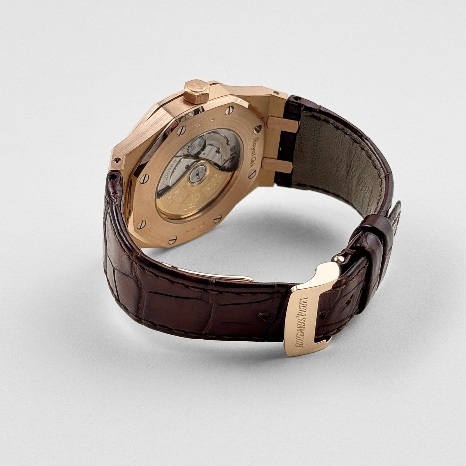 Audemars P1g*et Royal Oak 15400OR.OO.D088CR.01 Selfwinding Rose Gold Silver Dial (2017)
