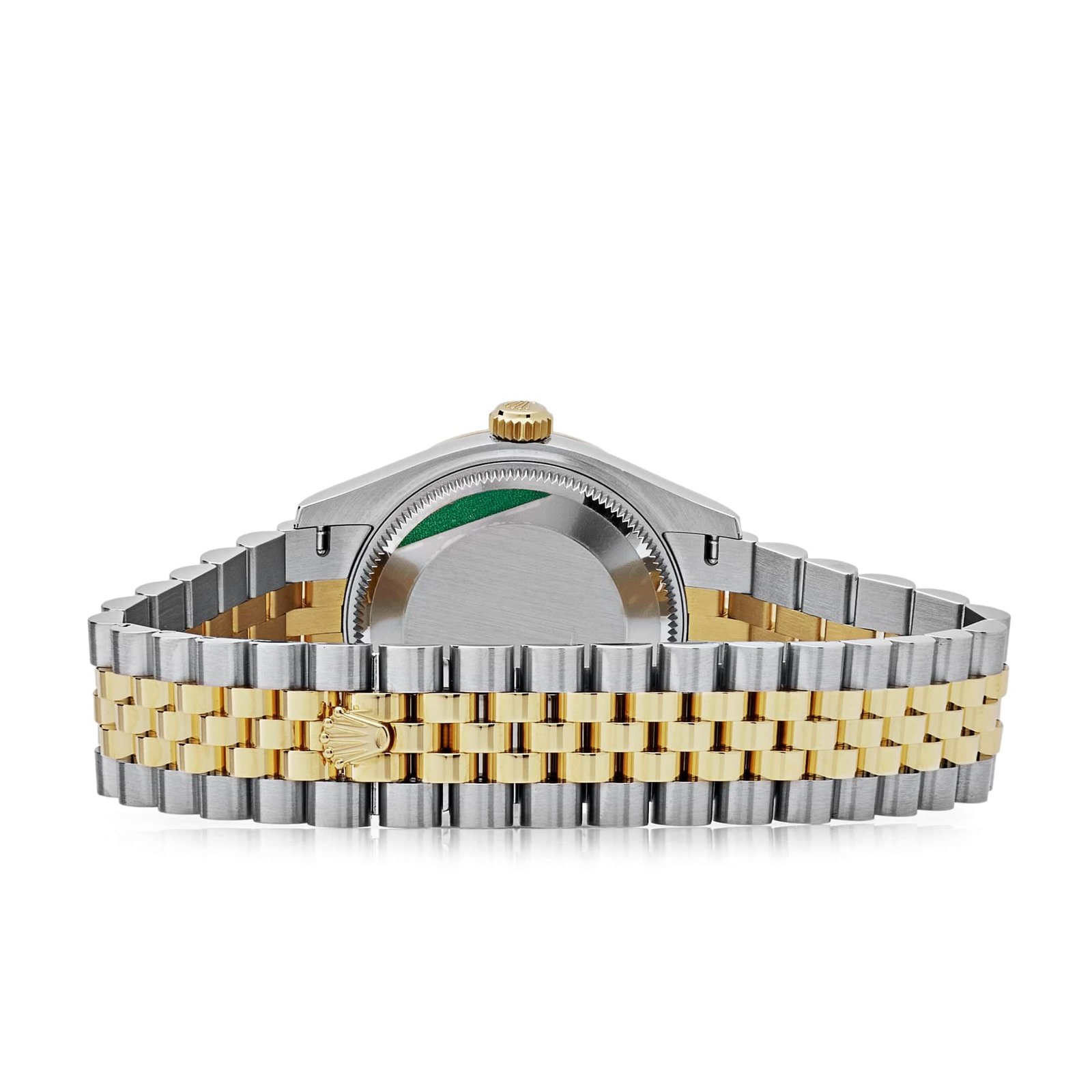 R01ex Datejust 31 278273 ‘Ladies’ Yellow Gold Stainless Steel Green Dial (2023)