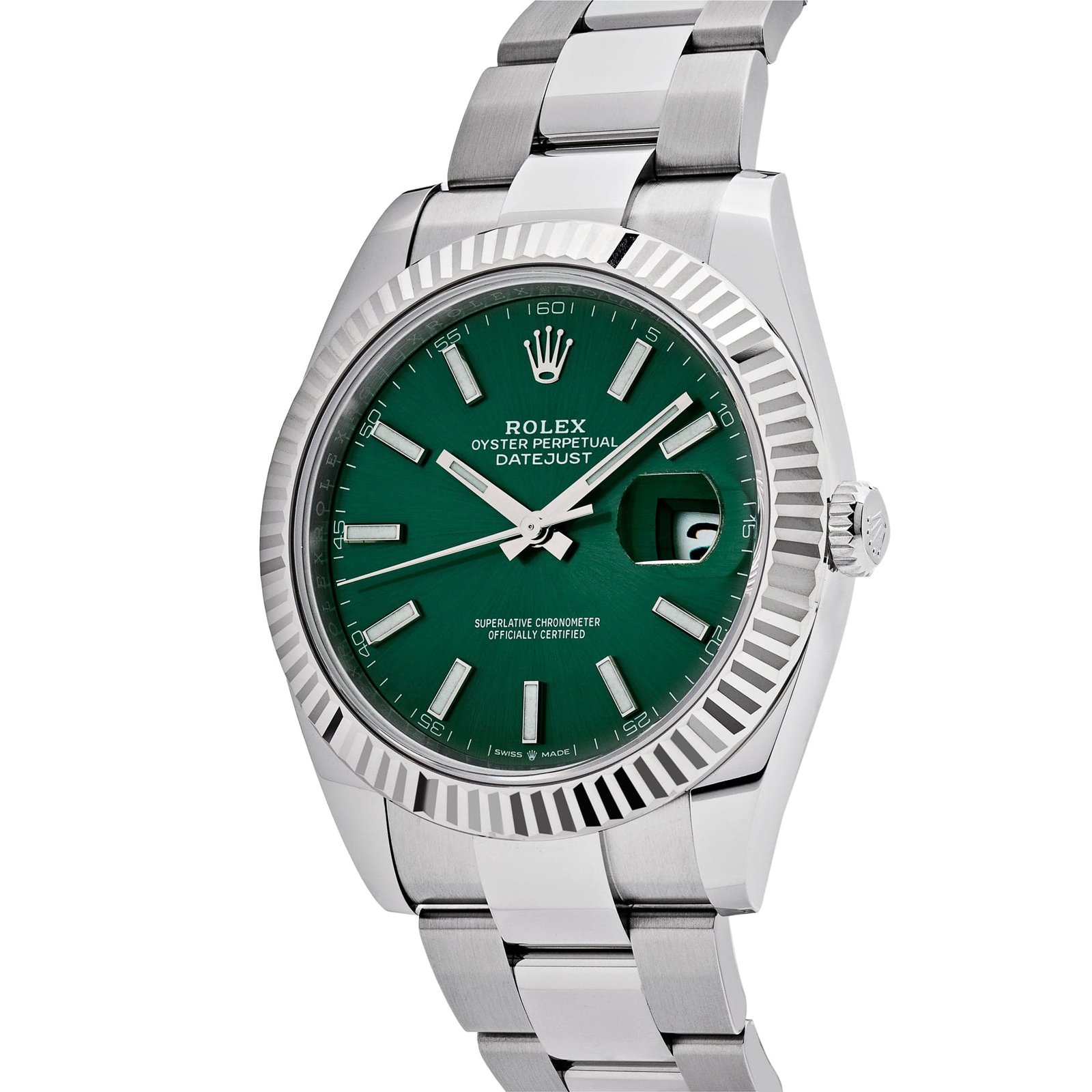 R01ex Datejust 41 126334 Stainless Steel Mint Green Dial Oyster (2024)