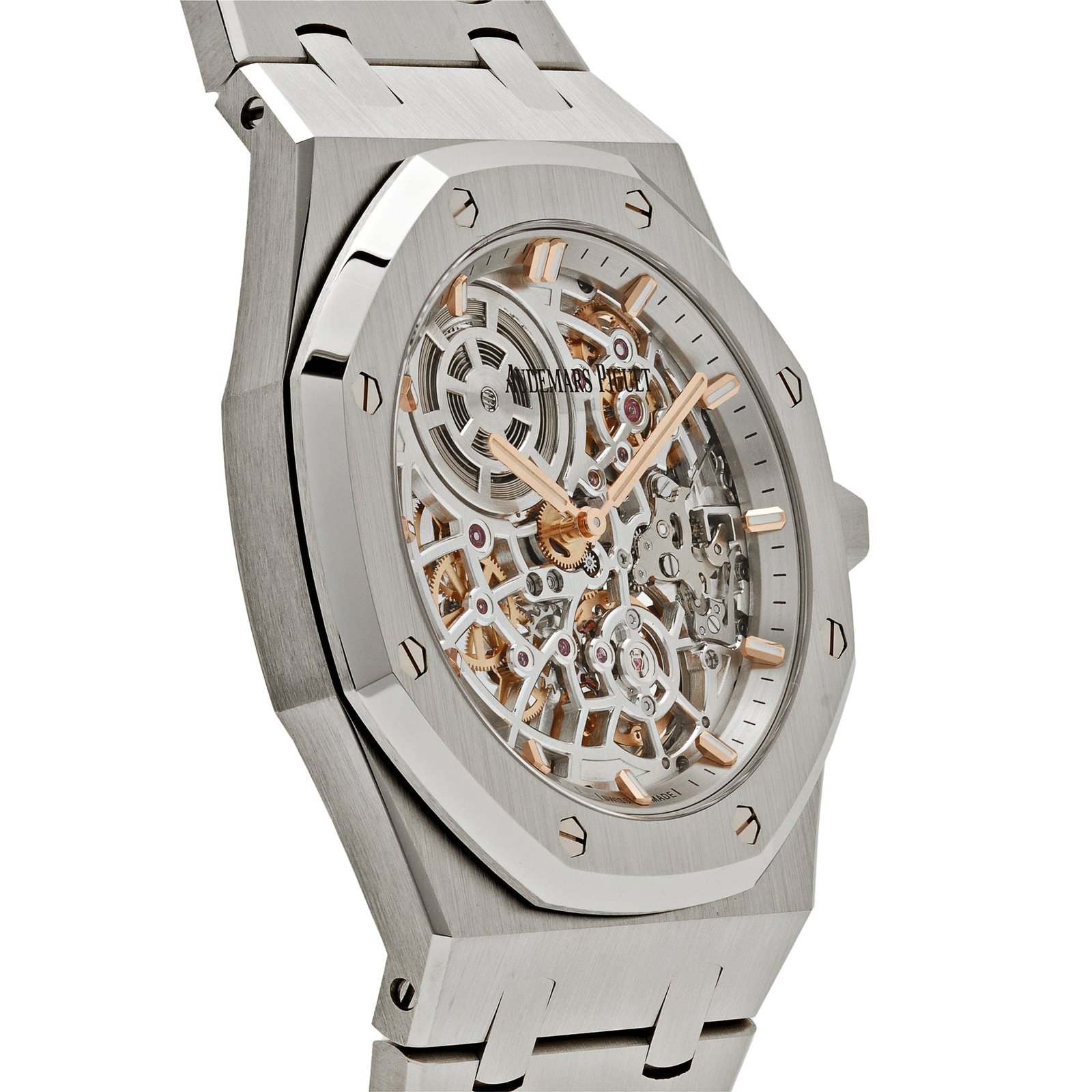 Audemars P1g*et Royal Oak 16204ST.OO.1240ST.01 ‘Jumbo’ 50th Anniversary Stainless Steel Extra-Thin Openworked (2022)