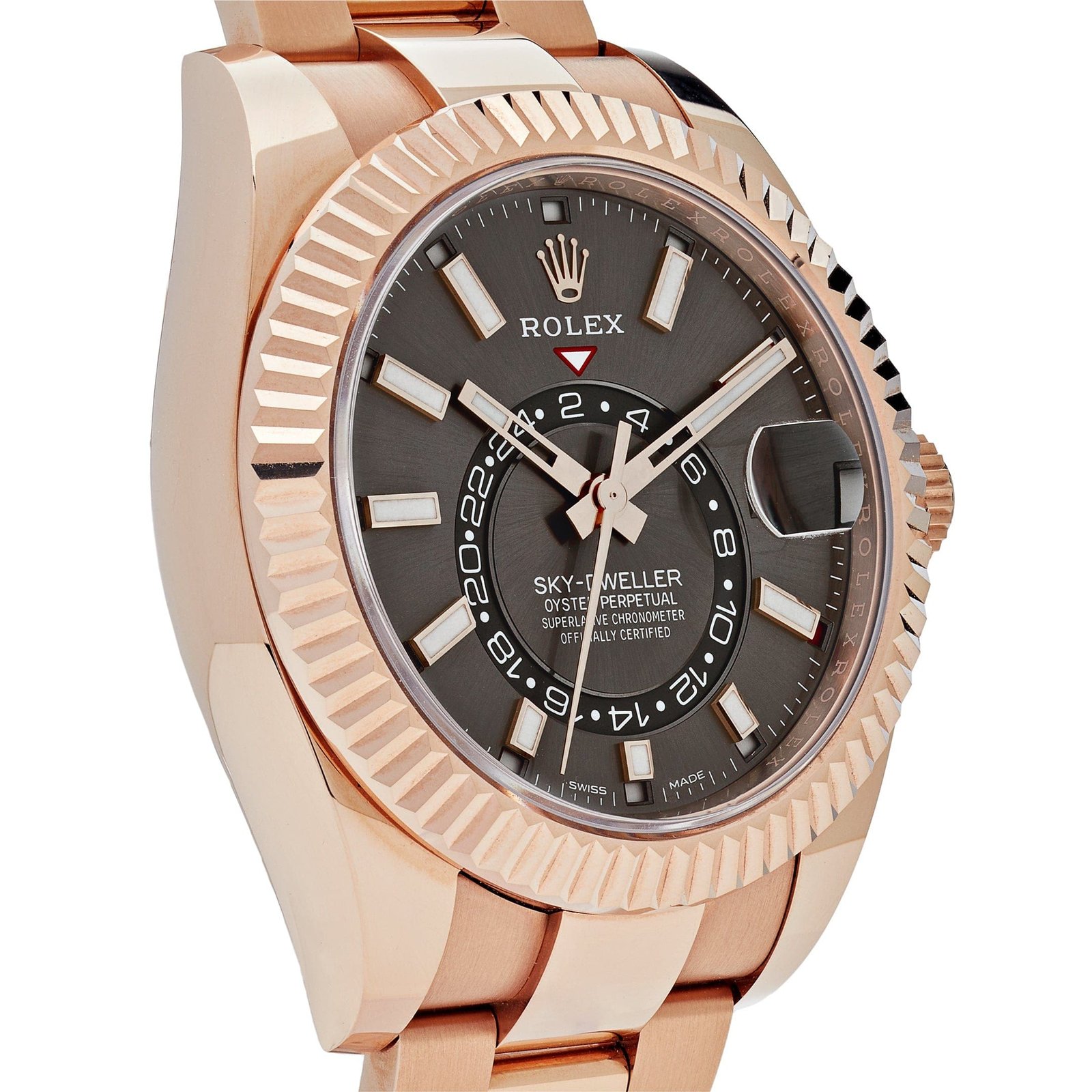 R01ex Sky-Dweller 326935 Rose Gold Rhodium Slate Grey Dial (2022)