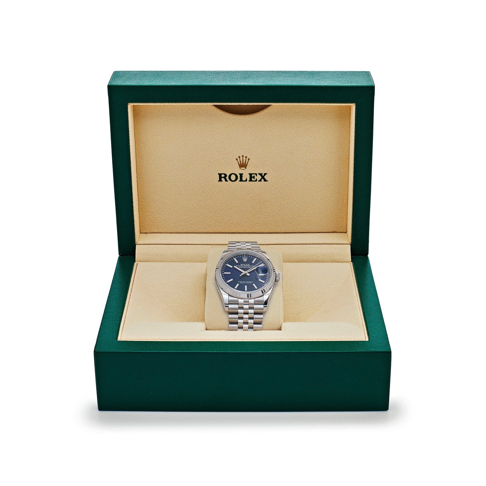 R01ex Datejust 36 126234 Stainless Steel Blue Dial Jubilee (2025)