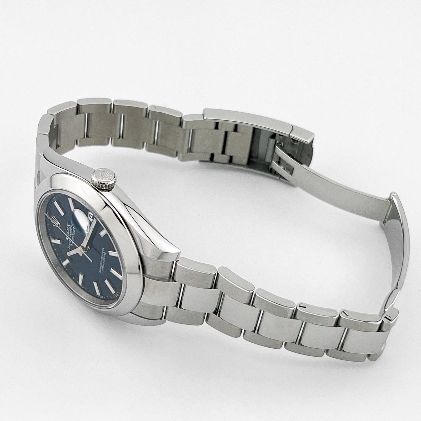 R01ex Datejust 41 126300 Stainless Steel Blue Dial Oyster