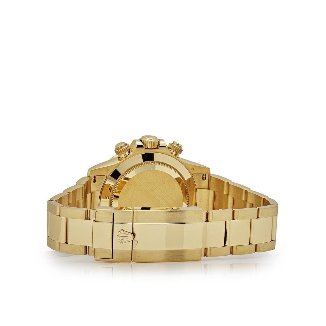 R01ex Daytona 116508 Yellow Gold White Dial