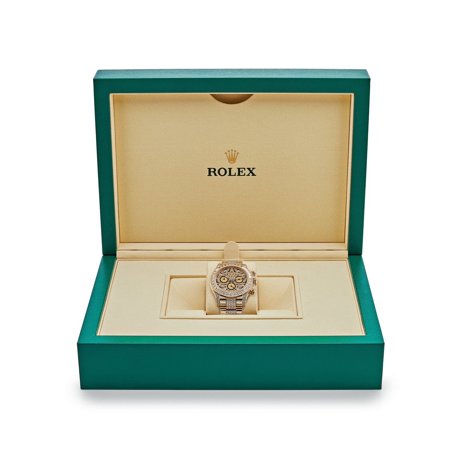 R01ex Daytona ‘Eye of the Tiger’ 116598TBR Yellow Gold D1am0nd Accents