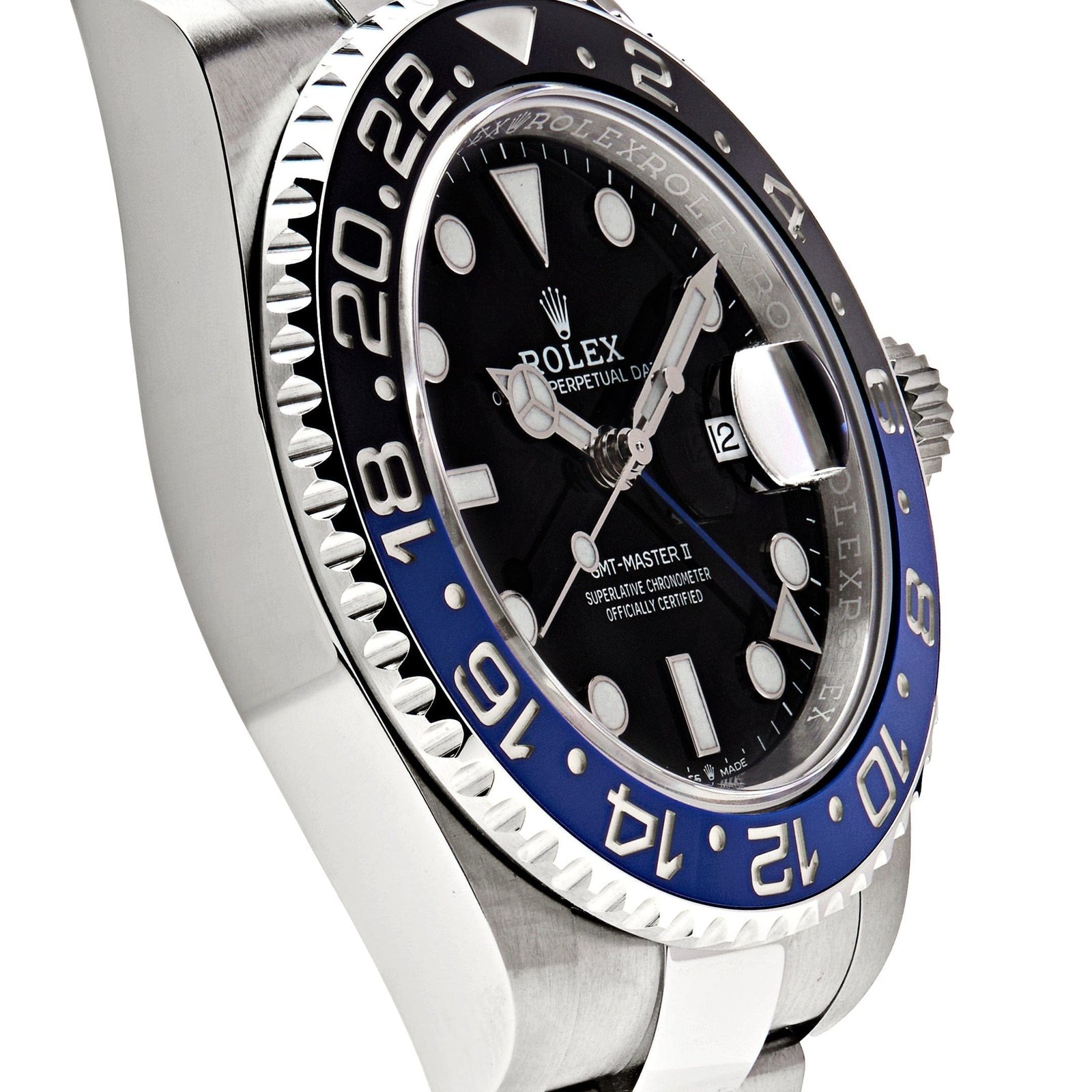 R01ex GMT-Master II 126710BLNR ‘Batman’ Stainless Steel Oyster (2021) 40mm