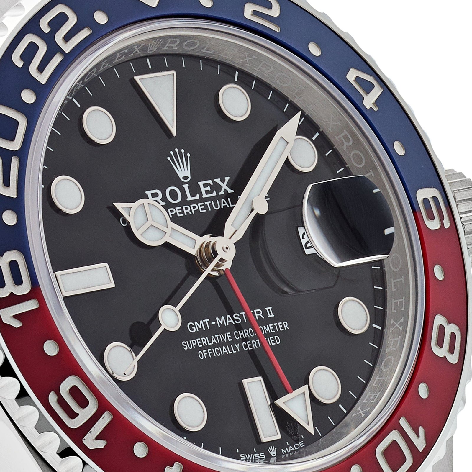 R01ex GMT-Master II 126710BLRO ‘Pepsi’ Stainless Steel Black Dial Oyster (2025) 40mm